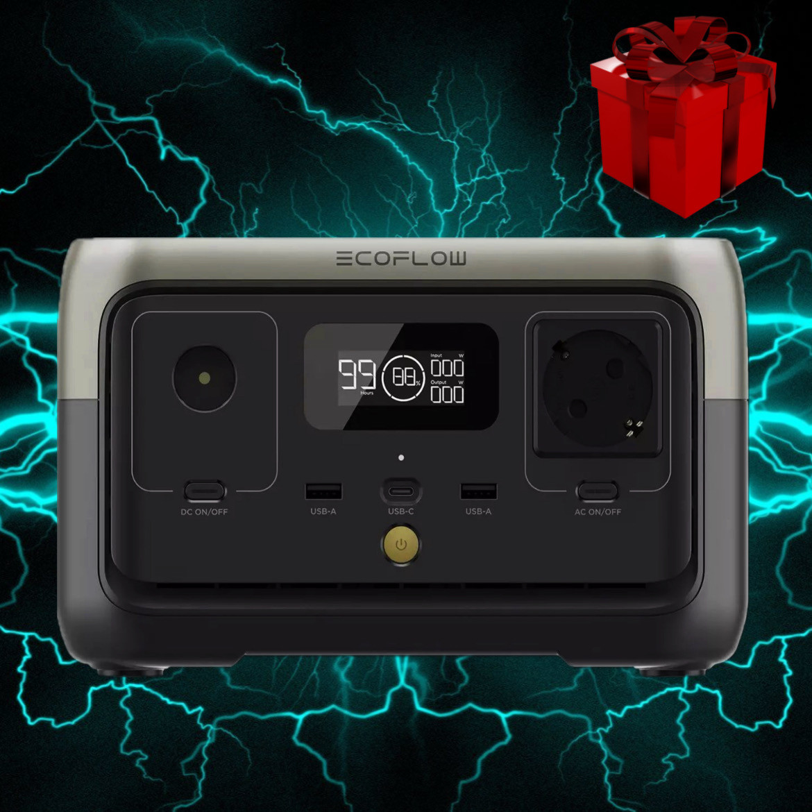 Зарядна станція Ecoflow river 288Wh/ 600W (Німеччина)