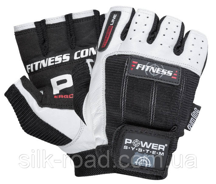 Рукавички для фітнесу Power System PS-2300 Fitness Black/White XS