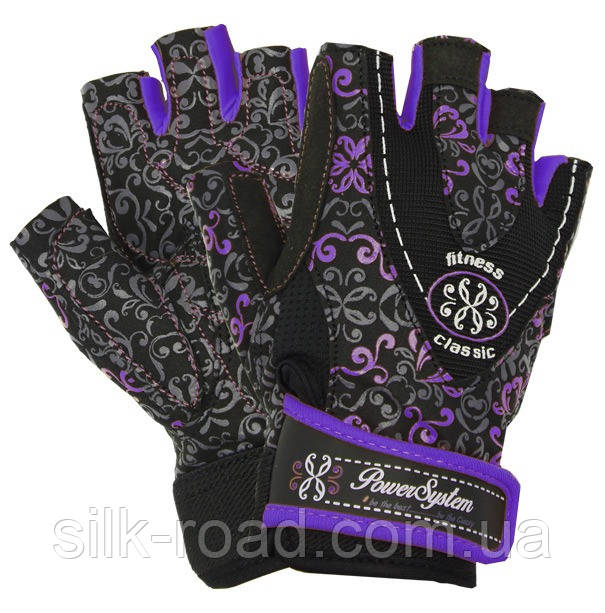 Рукавички для фітнесу Power System PS-2910 Classy Жіночі Purple XS