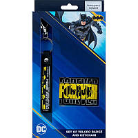 Набір бейджів на липучці та підвіска Kite DC Comics Batman DC24-3010, 2 шт.