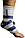 Бандажі на гомілкостоп Power System PS-6009 Ankle Support Pro Blue/White (1шт.) S/M, фото 10