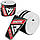 Бинти на коліна RDX K1 GYM Knee Wraps White/Black Plus, фото 3