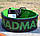 Пояс для важкої атлетики MadMax MFB-302 Quick Release Belt  шкіряний Black/Green XL, фото 6