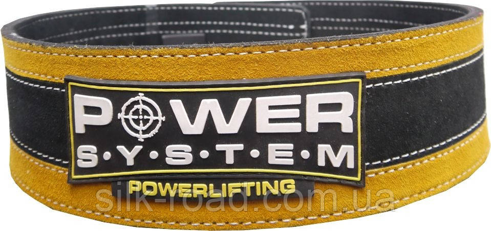 Пояс для важкої атлетики Power System Stronglift PS-3840 Black/Yellow S/M