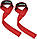 Лямки для тяги RDX W1 Gym Single Strap Red Plus, фото 3