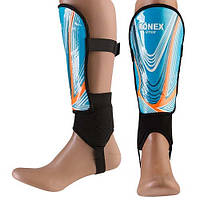 Щитки футбольні з захистом щиколотки Ronex LITER розміри S-L RX-LT