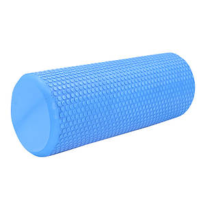 Масажний валик ролик для йоги та фітнесу Dobetters Roller 45 см Blue