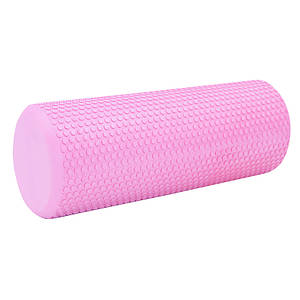 Масажний валик ролик для йоги та фітнесу Dobetters Roller 45 см Pink
