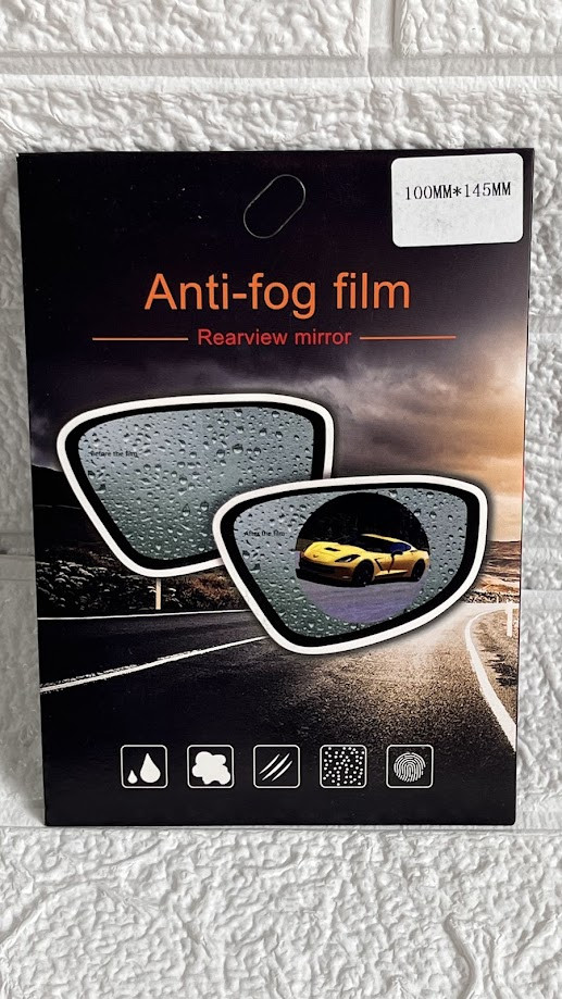 Плівка Anti-fog film анти-дощ для дзеркал авто 100*145 мм анти фог