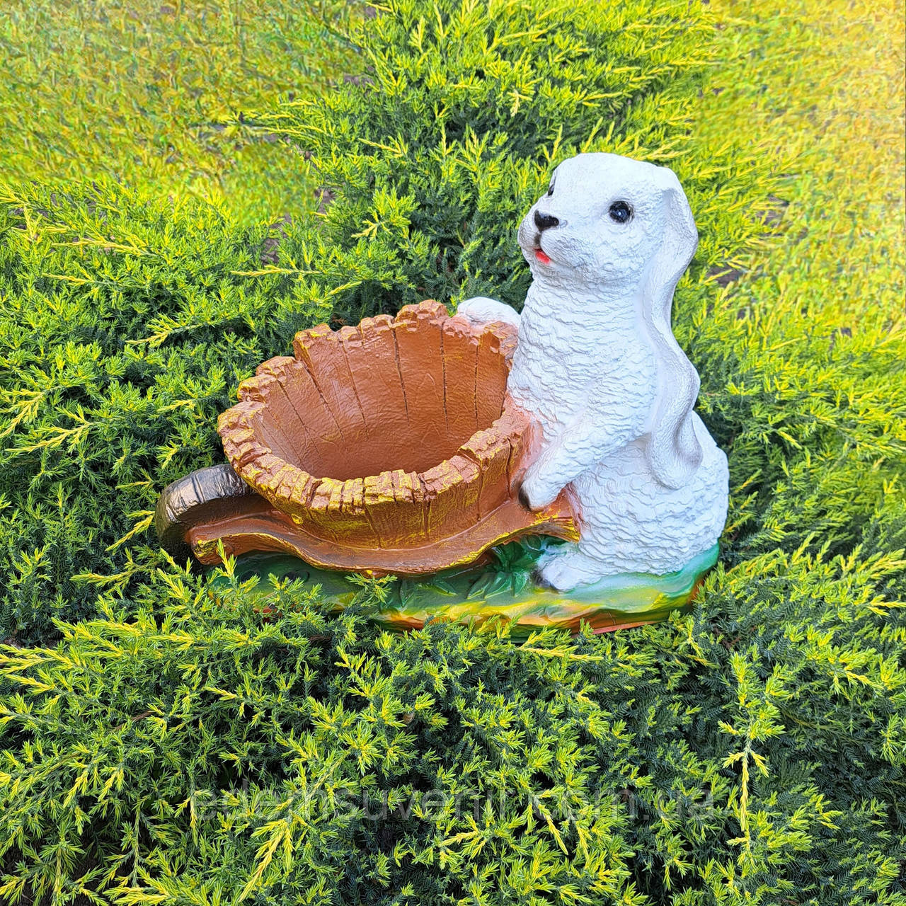 Підставка для квітів Заєць з діжкою