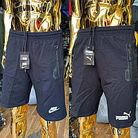 Чоловічі брендові трикотажні спортивні шорти Pm, чоловічі повсякденні чорні. Чоловічі шорти