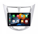 Штатний мультимедійний центр Hyundai Accent Elantra Gets I30 IX35 Santa Fe Sonata (Android). Штатна магнітола, фото 9