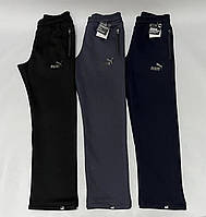 Теплі чоловічі спортивні штани Pm, зимові трикотажні спортивні штани з начосом. Чоловічий одяг