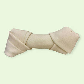 Ласощі натуральні для собак кістки білі вузлові 16,5см