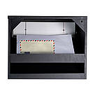 Ящик поштовий багатосекційний ЯП07A (чорний-нержавійка), фото 4