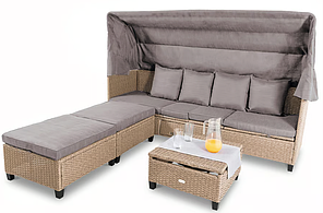 Комплект садових меблів Di Volio Luca бежево-сірий