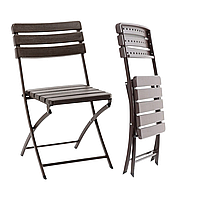 Стілець садовий Chomik MANGO складаний коричневий