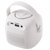 Колонка караоке Adler AD 1199 біла з мікрофоном - SD/USB/AUX/Bluetooth, фото 3