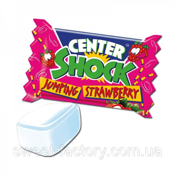 Жуйка Center Shock Jumping Strawberry 4g, фото 1