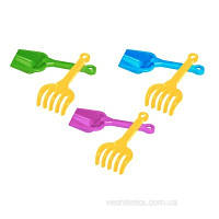 Набір для піску лопатка+грабелька 1363 Technok Toys