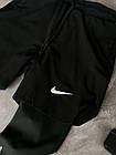 Чорні чоловічі шорти з лосинами найк для тренувань Шорти тайтси довгі для занять спортом для бігу хлопцю, фото 4