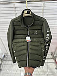 Чоловіча куртка вітровка CALVIN KLEIN D12136 хакі, фото 2