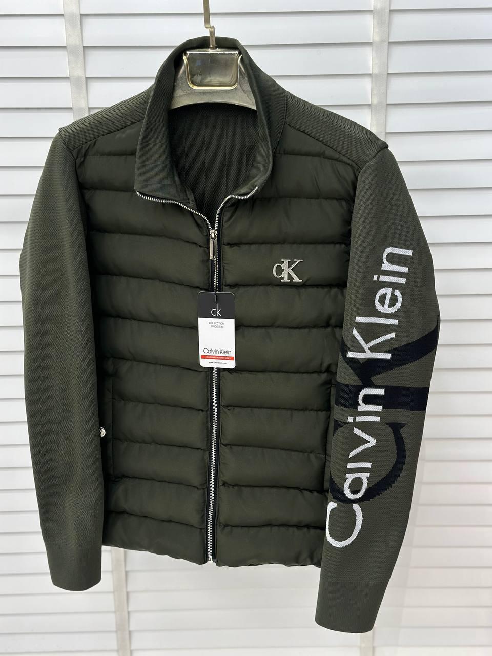 Чоловіча куртка вітровка CALVIN KLEIN D12136 хакі