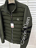 Чоловіча куртка вітровка CALVIN KLEIN D12136 хакі, фото 3