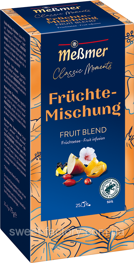 Чай Messmer Classic Moments Fruchte Mischung 25s 75g