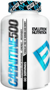 Л-карнітин EVLUTION NUTRITION Carnitine 500 60 капсул