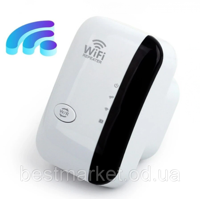 Підсилювач Wi-Fi сигналу LV-WR03 / Репітер Wi-Fi з вилкою для розетки/Вайфай підсилювач