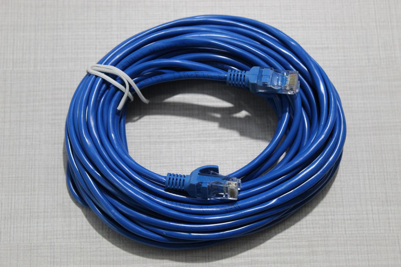 Патч-корд 10.0 м Cat 5e LAN кабель