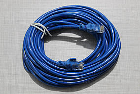 Патч-корд 10.0 м Cat 5e LAN кабель