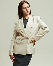 Піджак жіночий Dilvin 60734 36 молочний 40