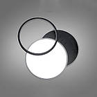 Світлодіодна люстра 62 Вт колір каркасу чорний з білим D-Z323-2BLACK, фото 2