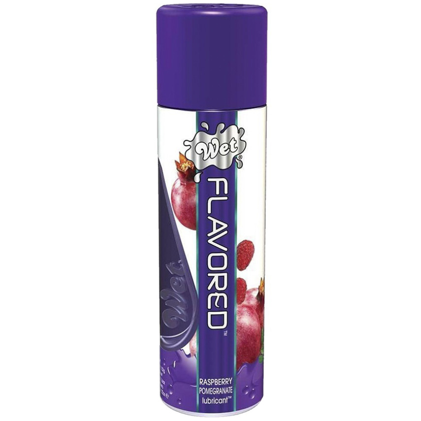 Оральний лубрикант — Wet Flavored Raspberry Pomegranate, 108ml Кітті, фото 1