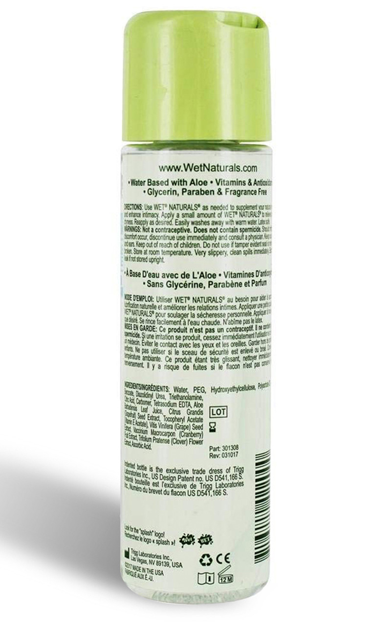 (ПІЦАРАПАНА БАНКА) Лубрикант — Wet Naturals Sensual Strawberry, 100ml Кітті, фото 1