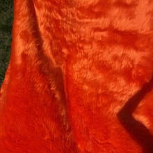 Помаранчеве хутро штучне довге