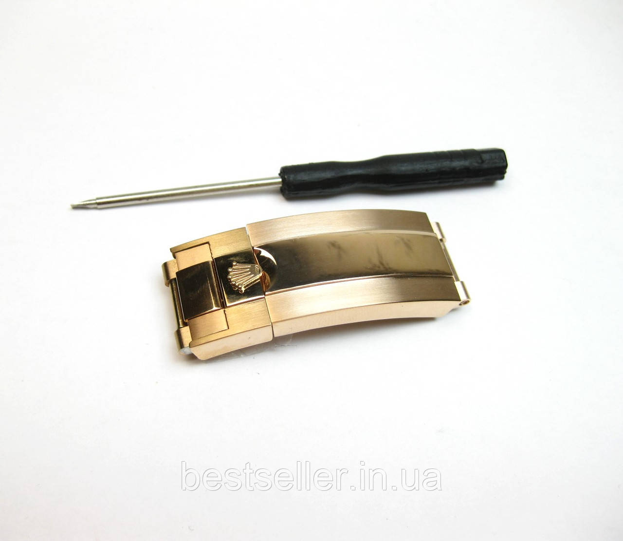 Застежка ROLEX OYSTER LOCK с системой GLIDE LOCK 9x9mm ROSE GOLD. AAA