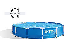 Intex Басейн каркас 28210 (1) круглий, /6+років/, у коробці, 366*76см, 6,503 л