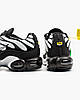 Кросівки Nike Air Max TN Plus White Black / Найк Аїр Макс ТН Плюс Білі з Чорним, фото 9