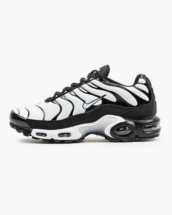 Кросівки Nike Air Max TN Plus White Black / Найк Аїр Макс ТН Плюс Білі з Чорним, фото 1