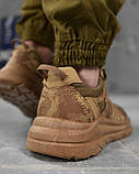 Тактичні мілітарі кросівки койот вставки текстиль, чоловічі військові повітропроникні кросівки армійські літні зсу, фото 7