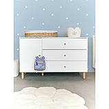 Корзина для іграшок Childhome Flower 30x20x15 см білий , арт. CCBAFL20, фото 5