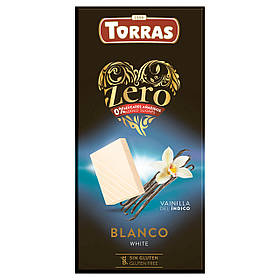 Білий шоколад Torras Zero White & Vanilla 100г