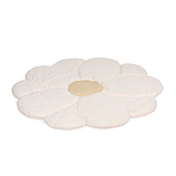 Килимок ігровий Childhome Flower 110 см білий/жовтий, арт. CCPMFL, фото 2