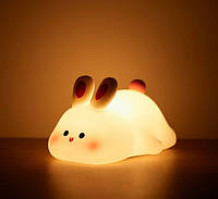 Нічник силіконовий Лежачий кролик (K-1153)