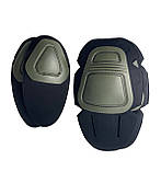 Вставні тактичні наколінники + налокітники ХАКІ, фото 2