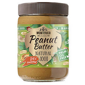 Арахісова паста 100% (без цукру) Monterico Natural 0% Sugar 500г