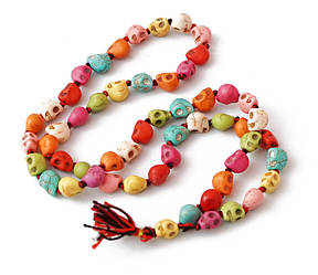 Чітки Кольорові черепи перев'язані 8 мм.